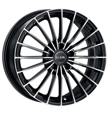 tyre - 7x18 5x114.3 ET45 MAK Volare+ schwarz black mirror Earth machines Rims / Alu Sport air filters Bus Full Year Oil